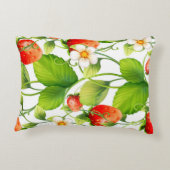 Elegante waterverf bloemen decoratief lumbaal kuss accent kussen (Achterkant)