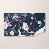 Elegante waterverf bloemen decoratieve eye-catchin bad handdoek (Handdoek)