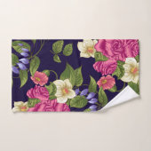 Elegante waterverf bloemen decoratieve eye-catchin bad handdoek (Handdoek)