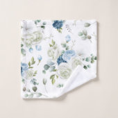 Elegante waterverf bloemen decoratieve eye-catchin bad handdoek (Wasdoekje)