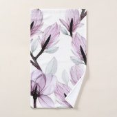 Elegante waterverf bloemen decoratieve eye-catchin bad handdoek (Handdoek)