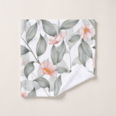 Elegante waterverf bloemen decoratieve eye-catchin bad handdoek (Wasdoekje)