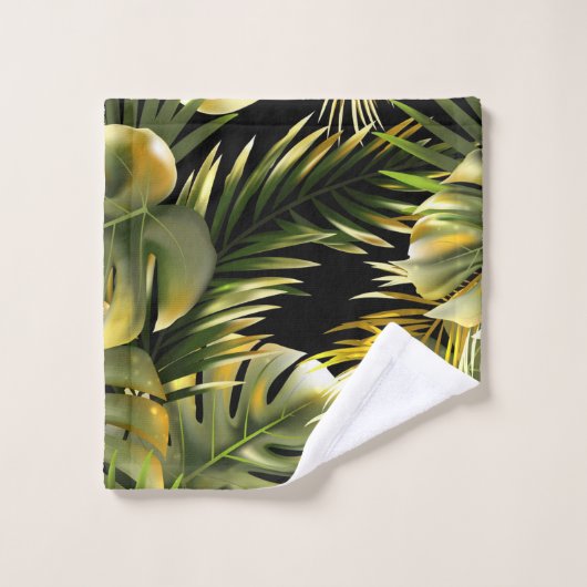 Elegante waterverf bloemen decoratieve eye-catchin bad handdoek (Wasdoekje)