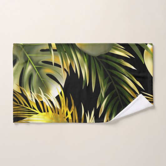 Elegante waterverf bloemen decoratieve eye-catchin bad handdoek (Handdoek)