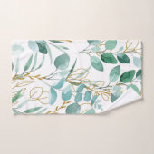 Elegante waterverf bloemen decoratieve eye-catchin bad handdoek (Handdoek)