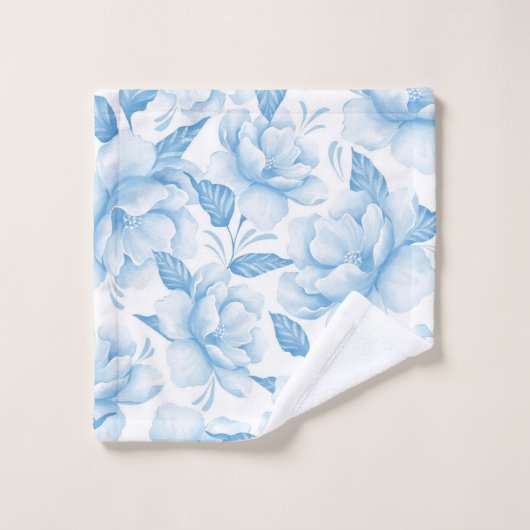 Elegante waterverf bloemen decoratieve eye-catchin bad handdoek (Wasdoekje)