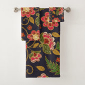 Elegante waterverf bloemen decoratieve eye-catchin bad handdoek (Insitu)