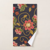 Elegante waterverf bloemen decoratieve eye-catchin bad handdoek (Handdoek)