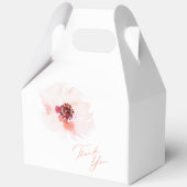 Elegante Waterverf Bloemen Huwelijk Favoriete Doze Bedankdoosjes (Achterkant)