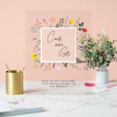 Elegante Waterverf Bloemen Kaarten & Geschenken Af Acryl Bord (Huwelijk)