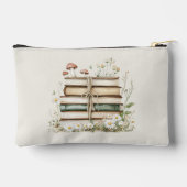 Elegante Waterverf Bloemen Oude Boeken  Etui (Achterkant)