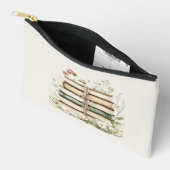 Elegante Waterverf Bloemen Oude Boeken  Etui (Open)