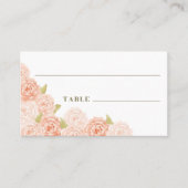 elegante waterverf bloemen plaatskaartje (Voorkant)