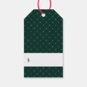 Elegante Waterverf Bloemen Prijs Labels Cadeaulabel (Achterkant)