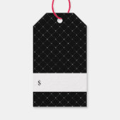 Elegante Waterverf Bloemen Prijs Labels Cadeaulabel (Achterkant)