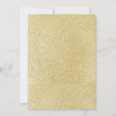 Elegante Waterverf Bloemen Quinceanera Invitation Kaart (Achterkant)