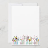 Elegante Waterverf Bloemen Script Graduation Party Kaart (Achterkant)