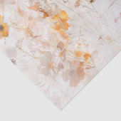 Elegante Waterverf Bloemen Tissuepapier (Detail)