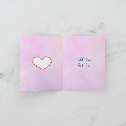 Elegante Waterverf Bloemen voor Happy Moederdag (Binnen)