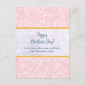 Elegante Waterverf Bloemen voor Happy Moederdag Uitnodiging Briefkaart (Voorkant)