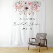 Elegante Waterverf Bloemen Vrijgezellenfeest Achte Wandkleed (In situ)