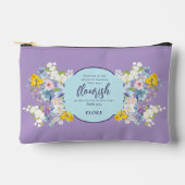 Elegante Waterverf Bloemenbijbelvers gepersonalise Etui (Voorkant)