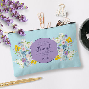 Elegante Waterverf Bloemenbijbelvers gepersonalise Etui