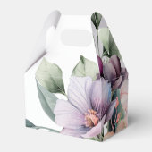 Elegante Waterverf bloemenbruiloft Bedankdoosjes (Achterkant)