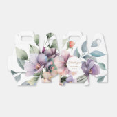 Elegante Waterverf bloemenbruiloft Bedankdoosjes (Uitgevouwen)