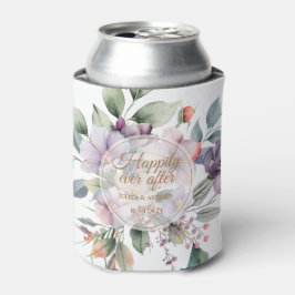 Elegante Waterverf bloemenbruiloft Blikjeskoeler
