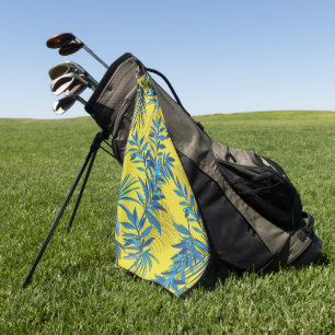Elegante waterverf bloemendecoratie oogverblindend golfhanddoek