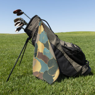 Elegante waterverf bloemendecoratie oogverblindend golfhanddoek