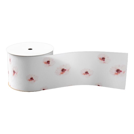 Elegante waterverf bloemengrosgrainlint grosgrain lint (Spoel)