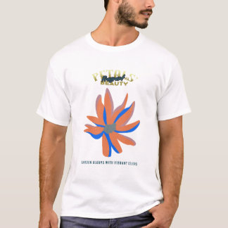 Elegante Waterverf Bloemenkunst - Mooie Hand-Pai T-shirt