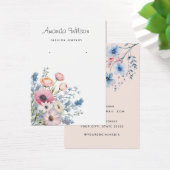 Elegante waterverf bloemenoorbel display kaart (Bureau)