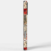 Elegante Waterverf Bloemenpatroon gepersonaliseerd Case-Mate iPhone Case (Achterkant / Rechts)