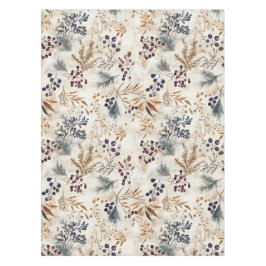 Elegante Waterverf Bloemenrood, Goud, Groen, Paars Tafelkleed