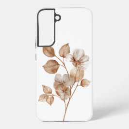 Elegante Waterverf bloementelefoonhoesje en Hoesje Samsung Galaxy Hoesje