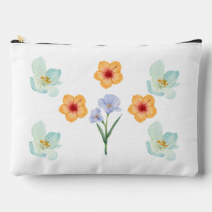 Elegante waterverf bloementuin kunst ritssluiting etui