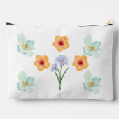 Elegante waterverf bloementuin kunst ritssluiting etui (Achterkant)