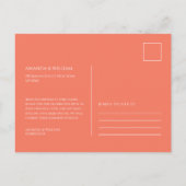 Elegante waterverf bloemige bedankkaart briefkaart (Achterkant)