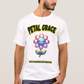 Elegante waterverf bloemkunst – Mooie handgeschild T-shirt