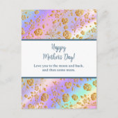 Elegante waterverf bloemschikking voor gelukkige M Uitnodiging Briefkaart (Voorkant)