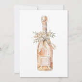 Elegante waterverf blush dress vrijgezellenfeest kaart (Achterkant)