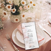 Elegante Waterverf Blush Roze Daisies