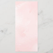 Elegante waterverf boheemse menu (Achterkant)