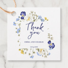 Elegante waterverf bohemian Script Wedding Bedankjes Labels