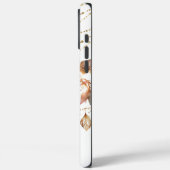 Elegante Waterverf Boho Indian Leaf iPhone Case-Mate iPhone Case (Achterkant / Links)