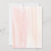 Elegante Waterverf bonjoor bebe Baby shower Kaart (Achterkant)