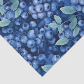 Elegante Waterverf bosbessen Tissuepapier (Detail)